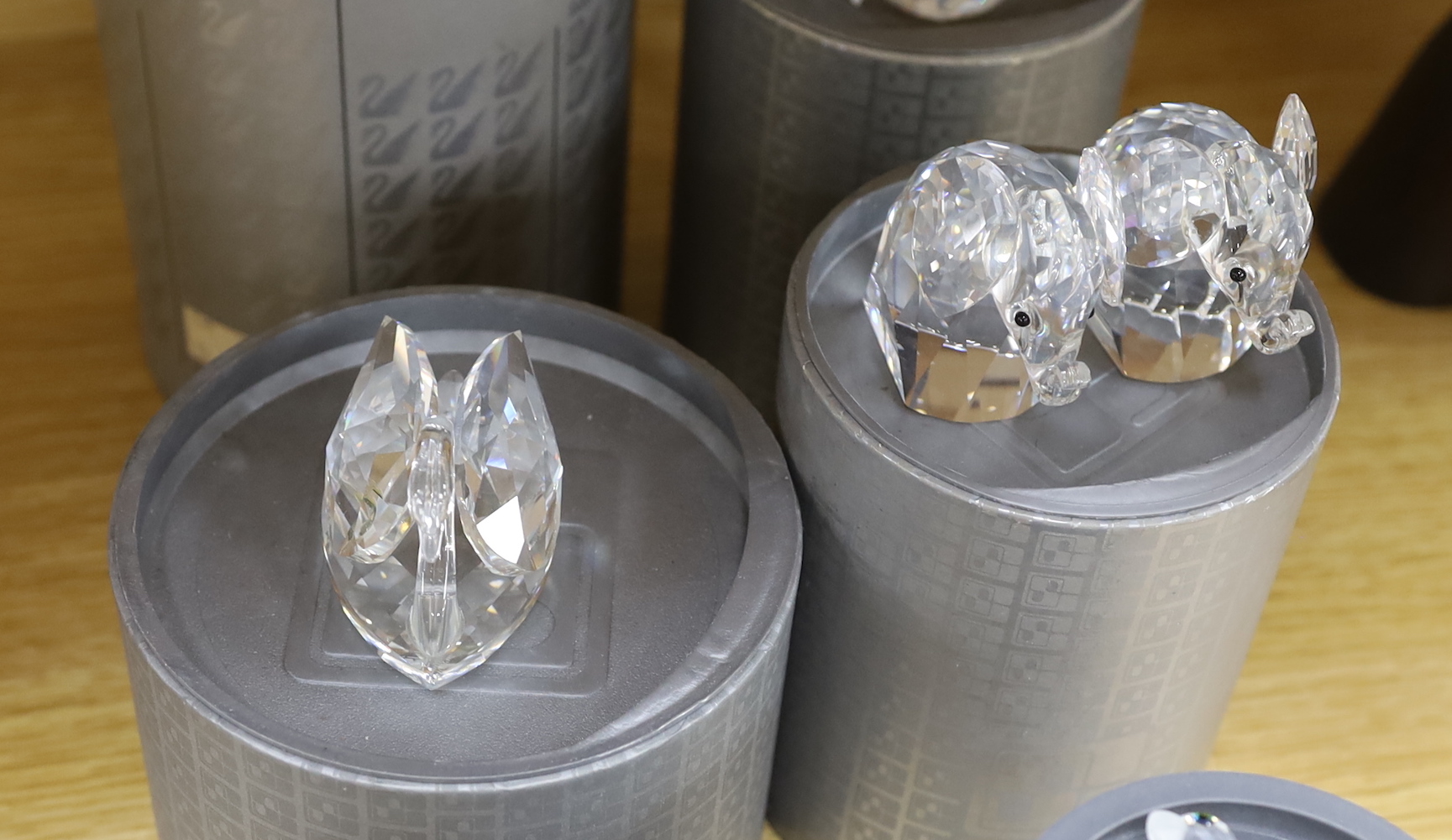 Ten Swarovski Crystal creature’s, boxed